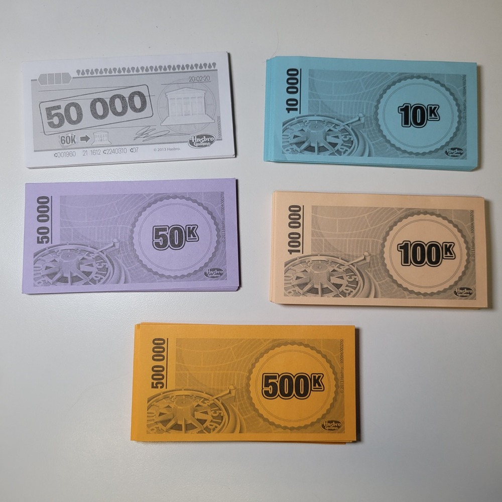 Hasbro The Game of Life Replacement Money 2013 Board Game Parts‎
